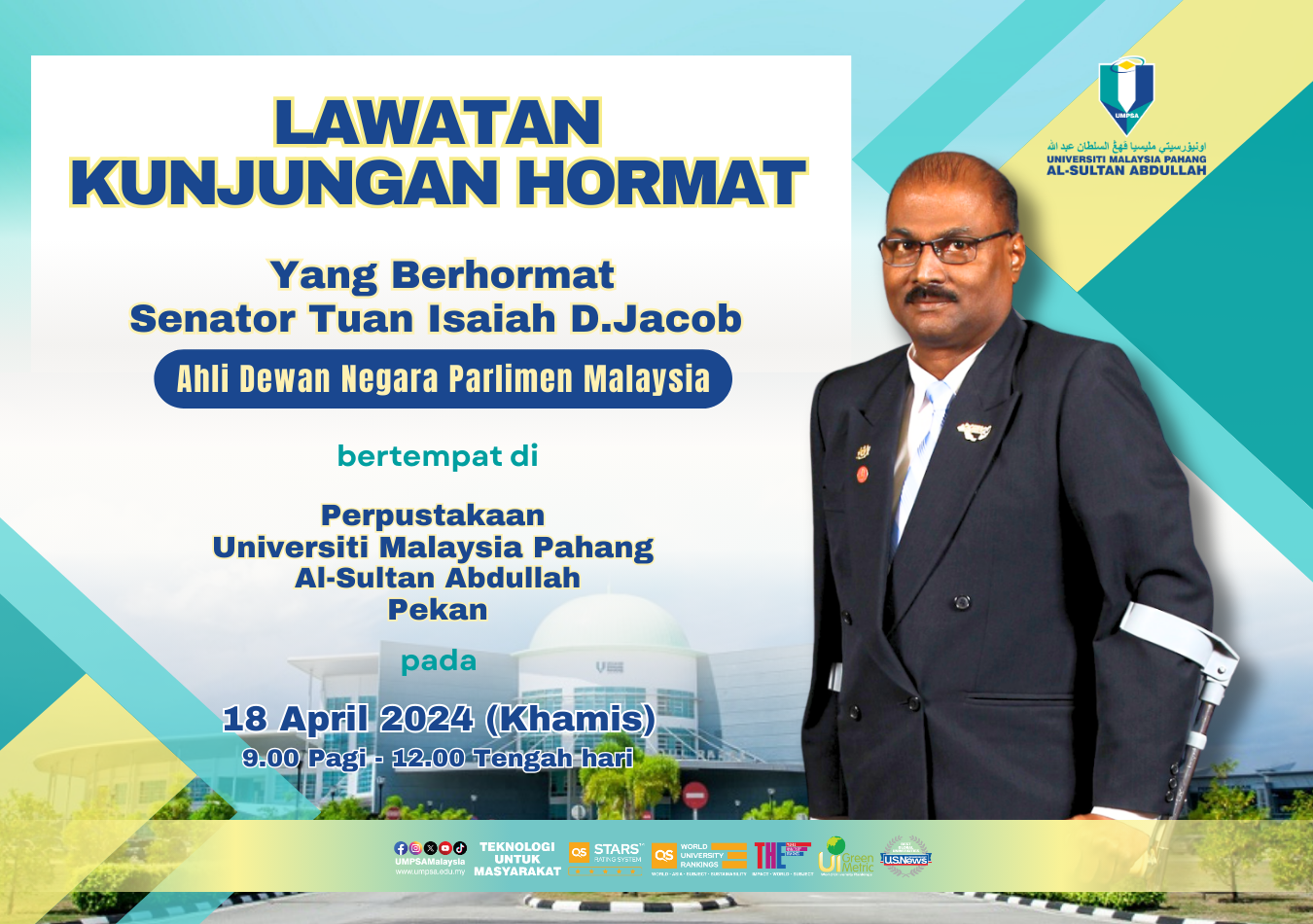 Kunjungan Hormat Yb Senator Isaiah D Jacob Ahli Dewan Negara Ke